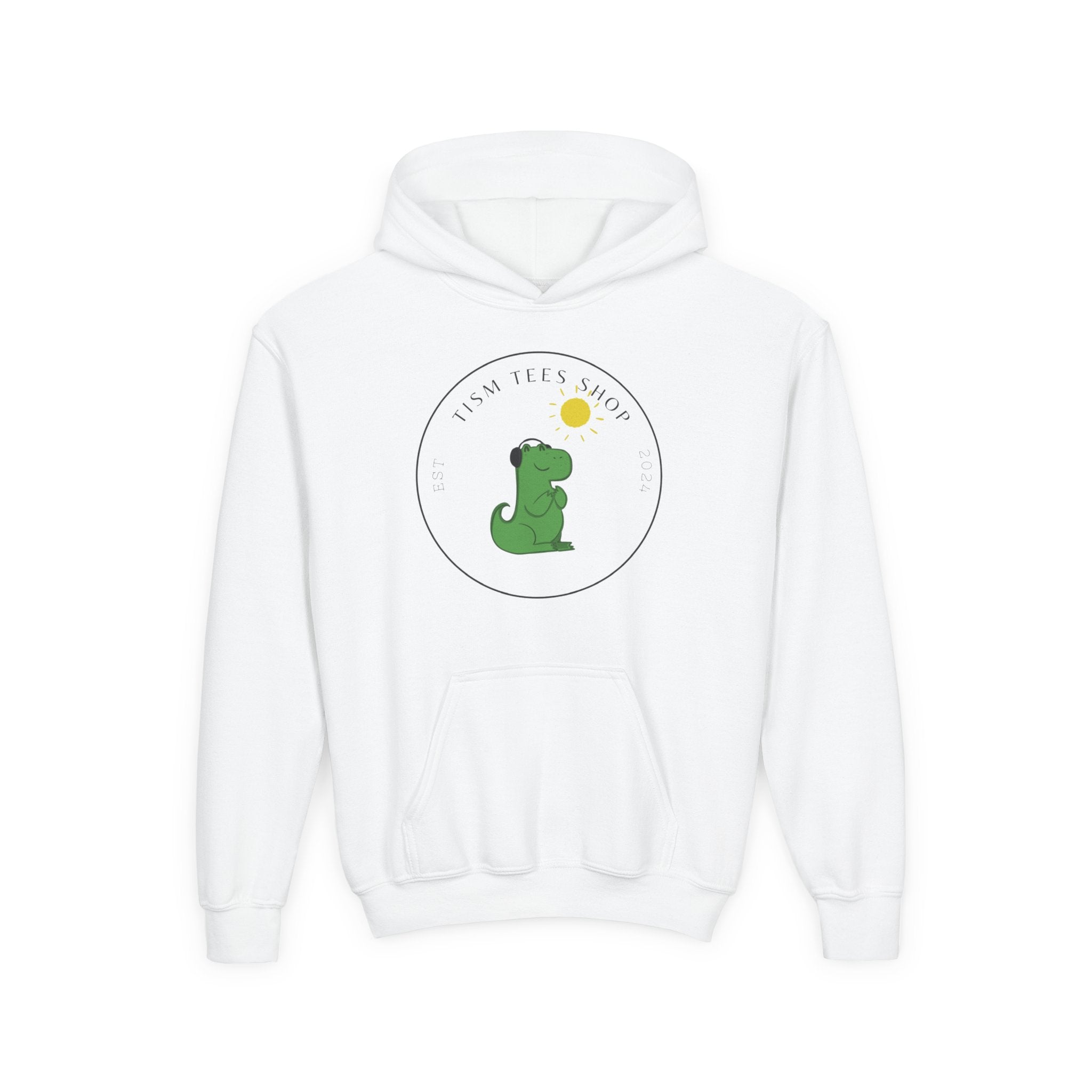 Youth Halloween Dino Sweatshirt - Cute Pumpkin Design