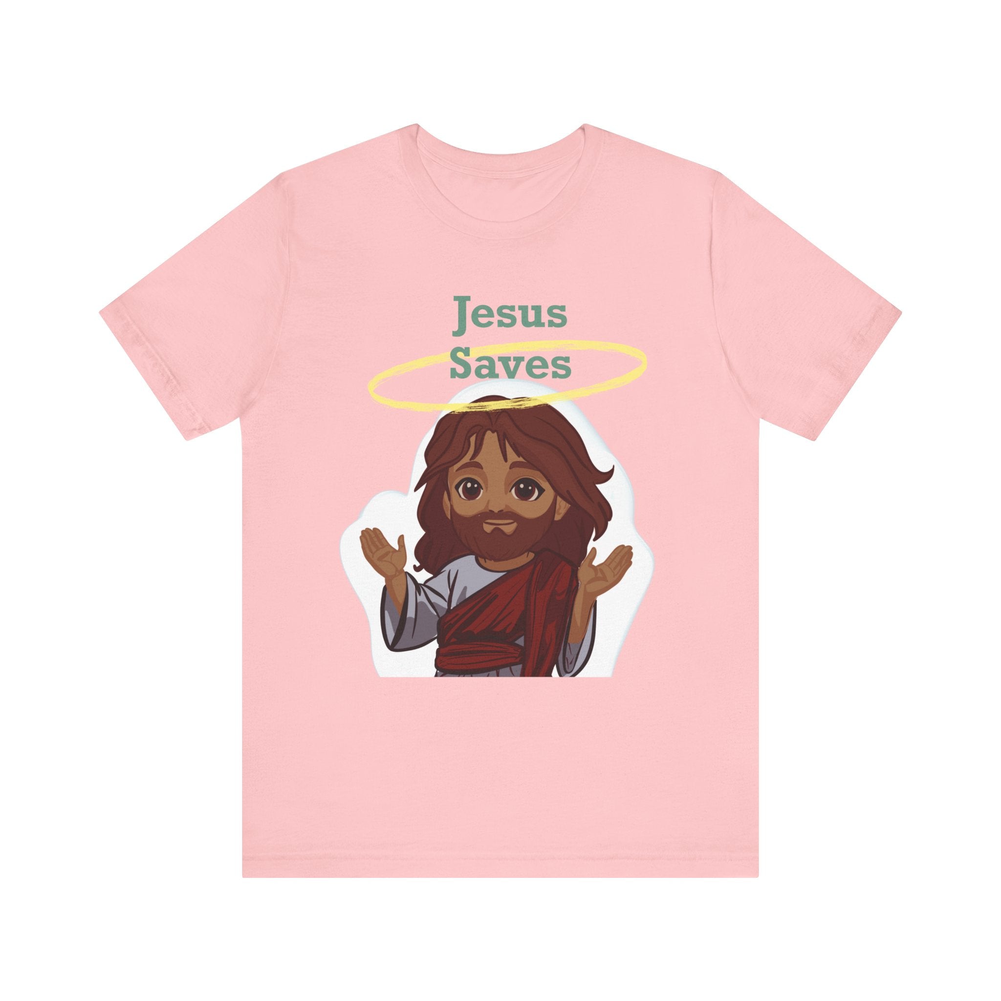 Chibi Jesus Saves Tee Shirt - Unisex Tee