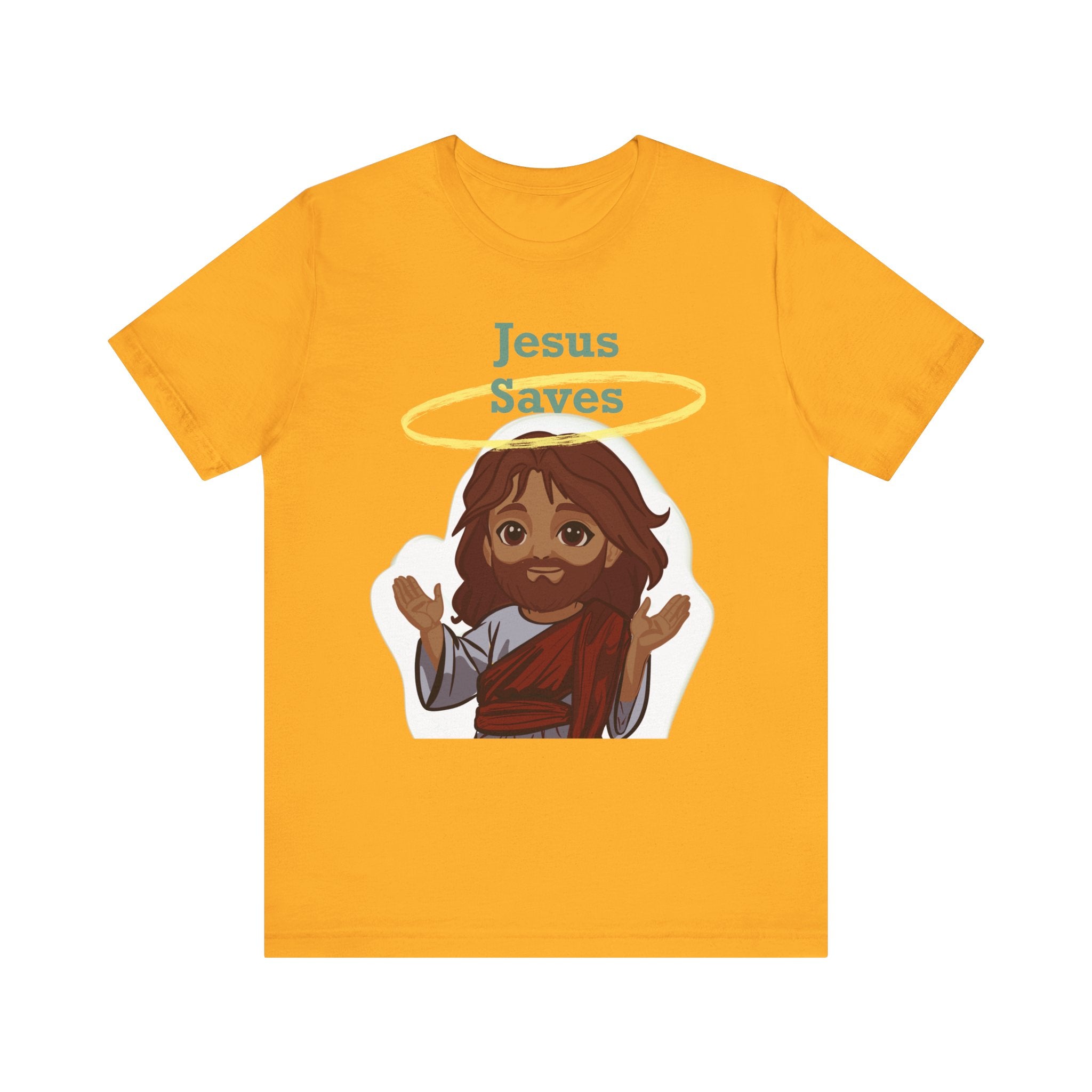 Chibi Jesus Saves Tee Shirt - Unisex Tee