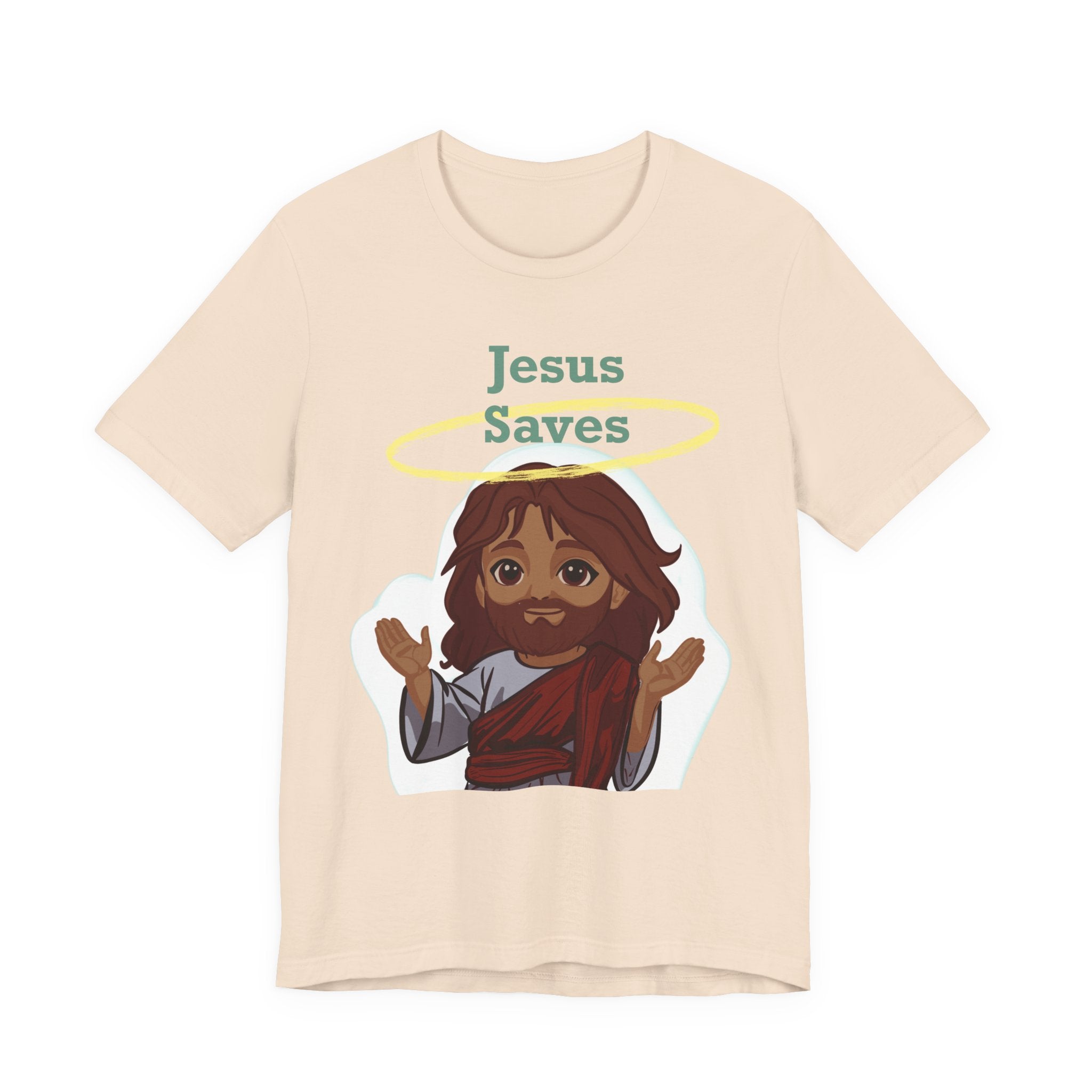 Chibi Jesus Saves Tee Shirt - Unisex Tee