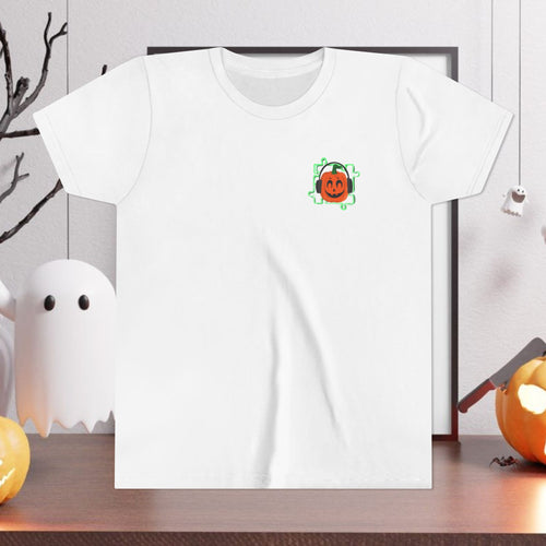 Halloween Pumpkin headphones Youth Tee
