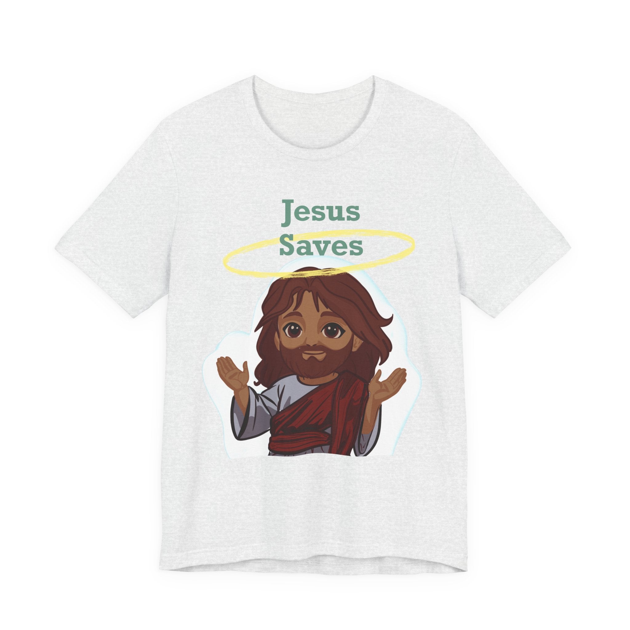 Chibi Jesus Saves Tee Shirt - Unisex Tee