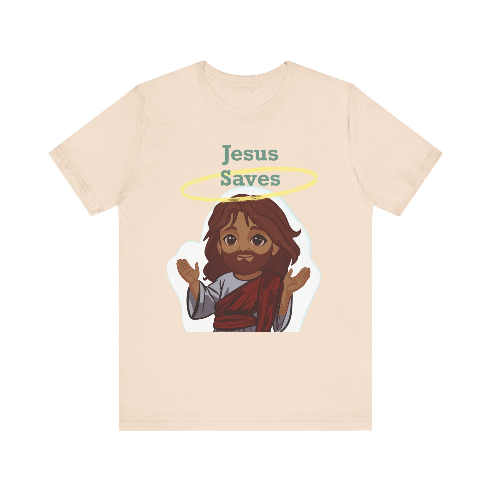 Chibi Jesus Saves Tee Shirt - Unisex Tee