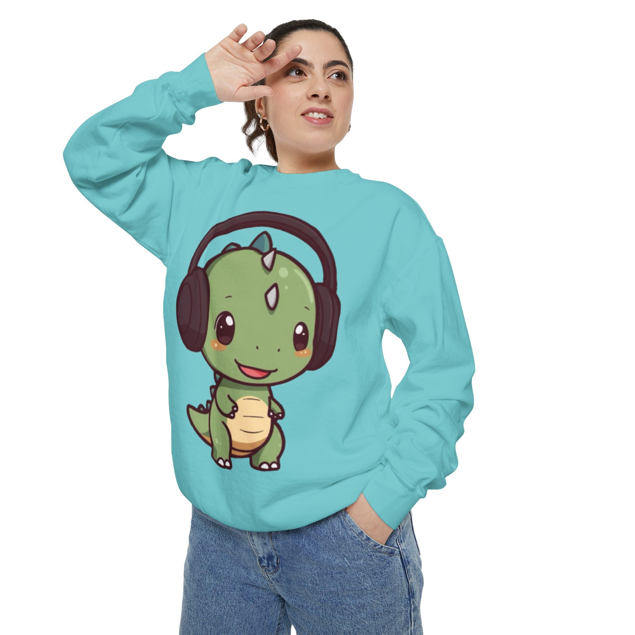 Chibi Autistic Dino Sweatshirt